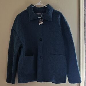 Cozy Blue Women's Jacket by Carole Little
